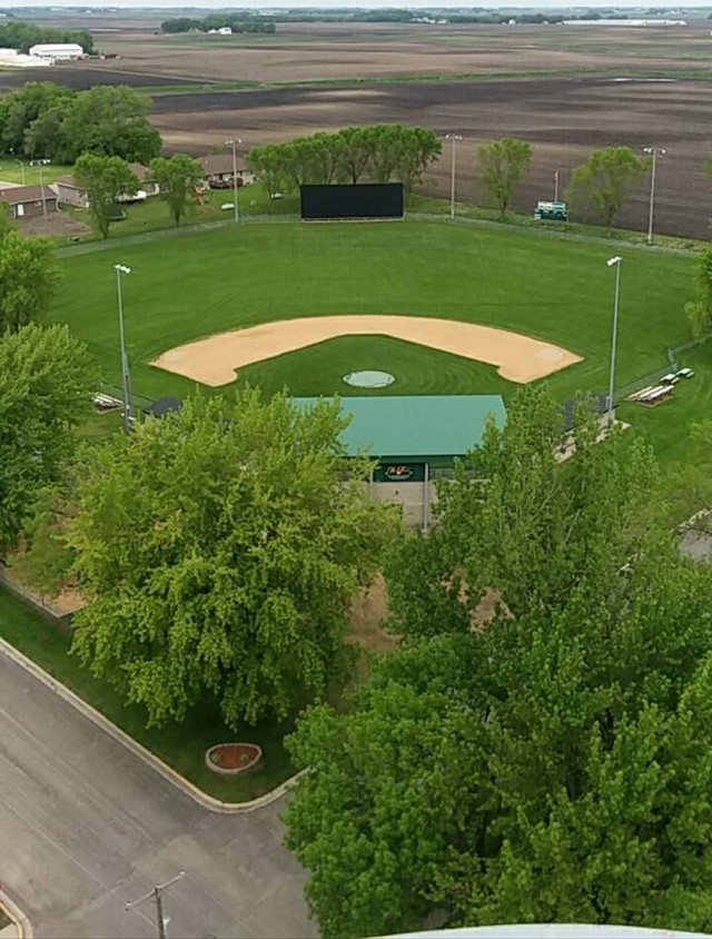 Baseball park from top of water tower